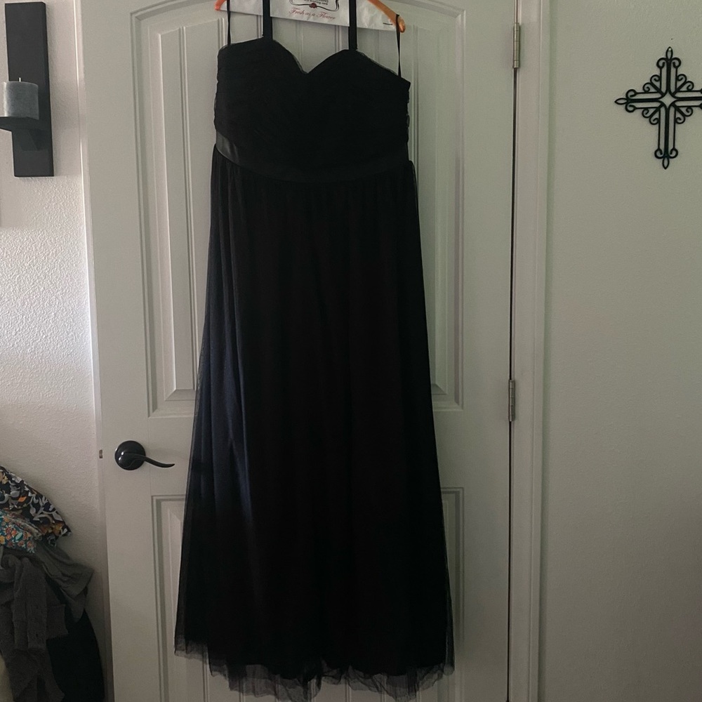 Torrid size 18 black tule formal dress